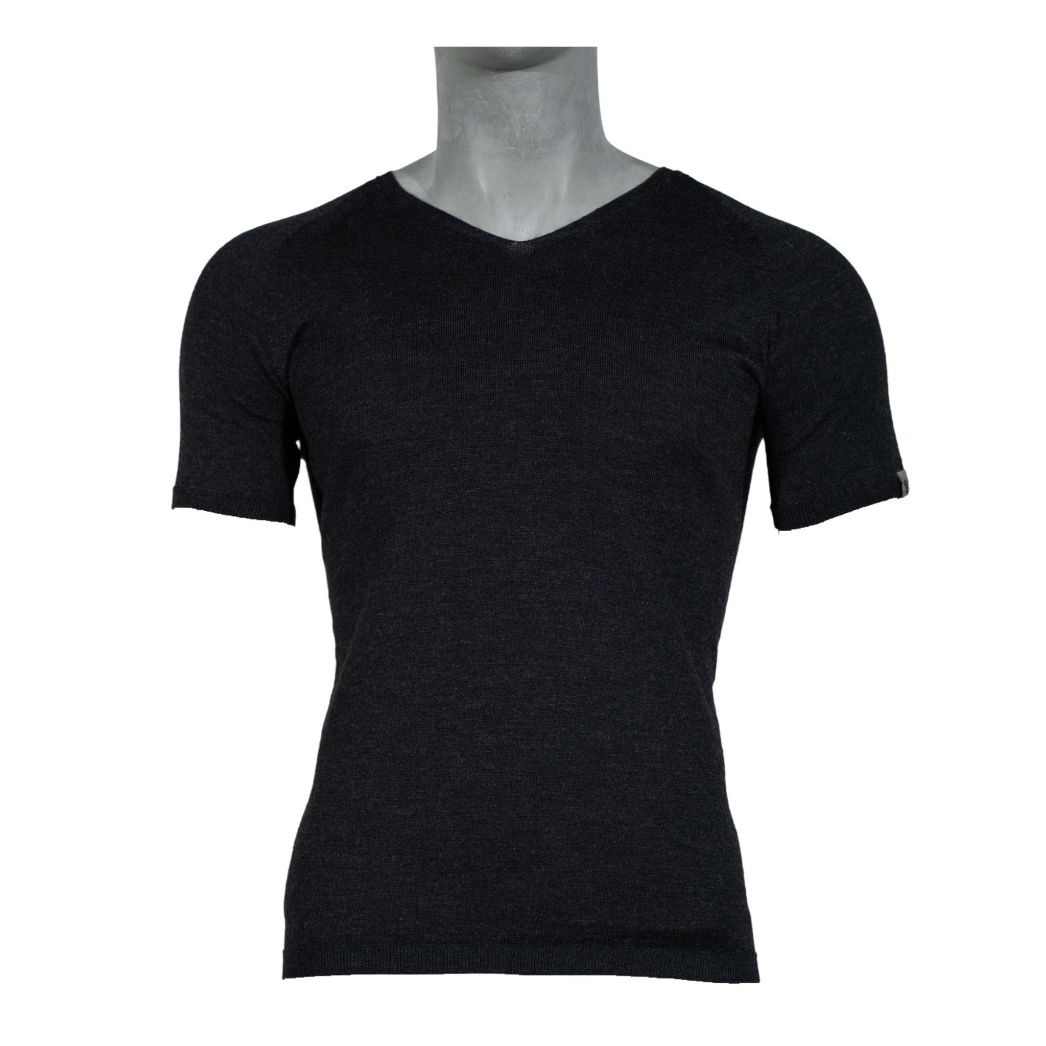 Herren-T-Shirt aus Merinowolle - Taupe
