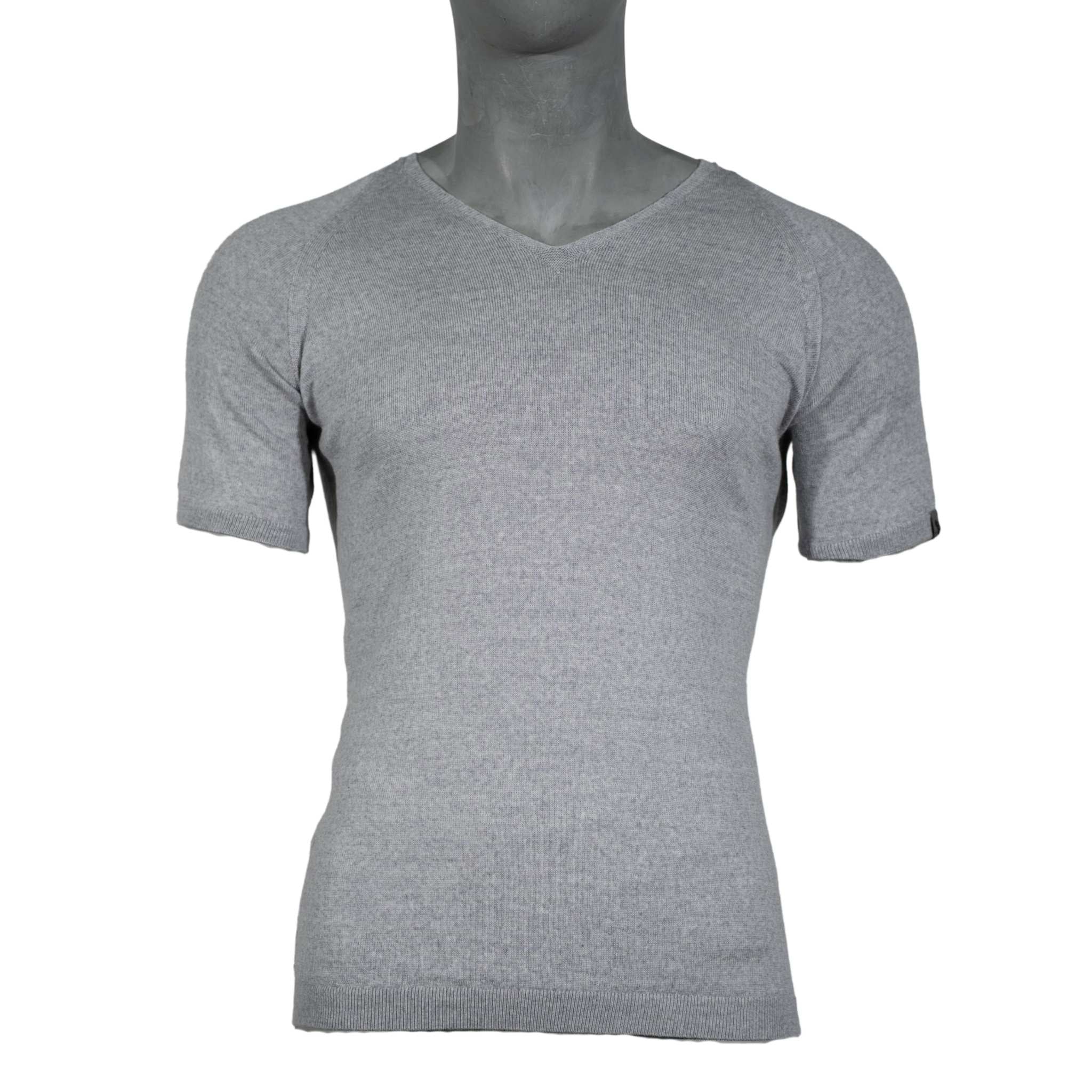 Herren-T-Shirt aus Merinowolle - Taupe