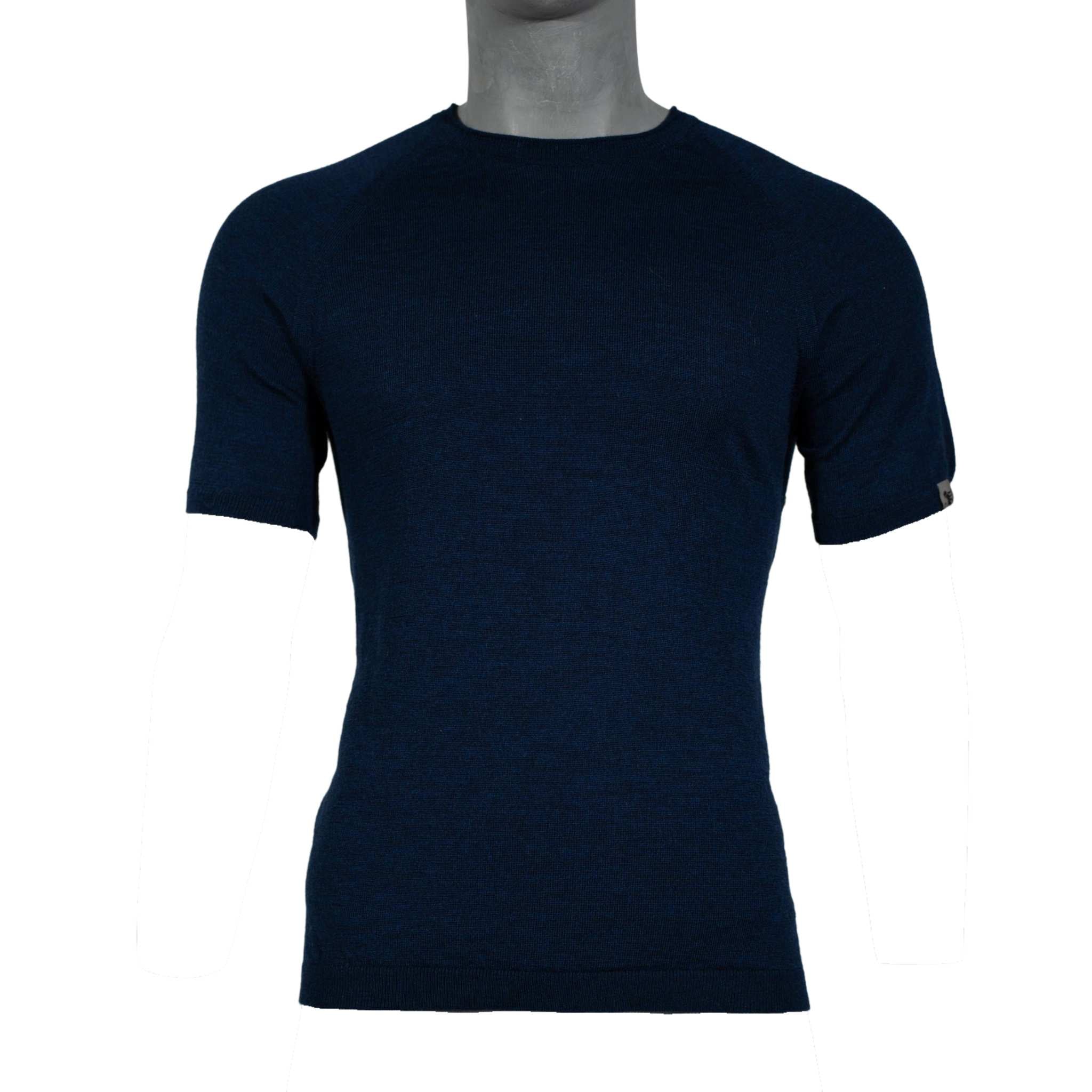 Herren-T-Shirt aus Merinowolle - Taupe